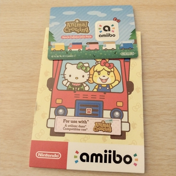 Chai Animal Crossing Sanrio Amiibo Card Nintendo Girl - Picture 9 of 9
